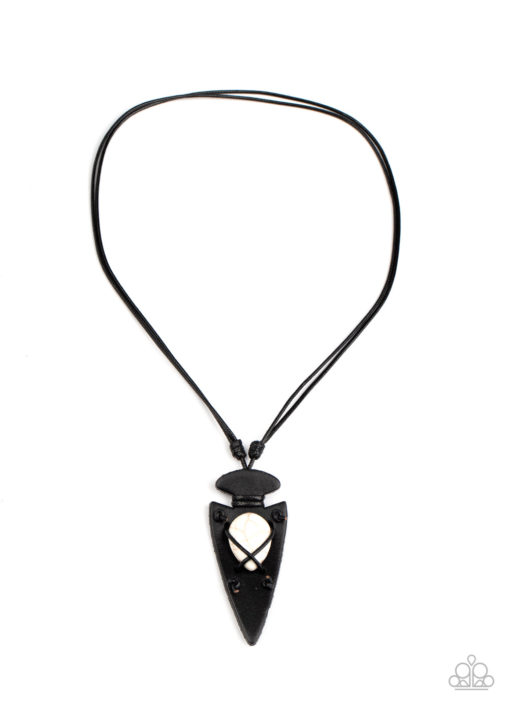brought✽to✽you✽by✽blingflingbykathold-your-arrowhead-up-high-white-necklace✽paparazzi-accessories