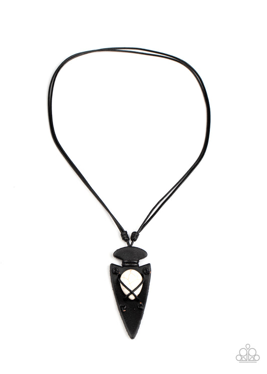 brought✽to✽you✽by✽blingflingbykathold-your-arrowhead-up-high-white-necklace✽paparazzi-accessories