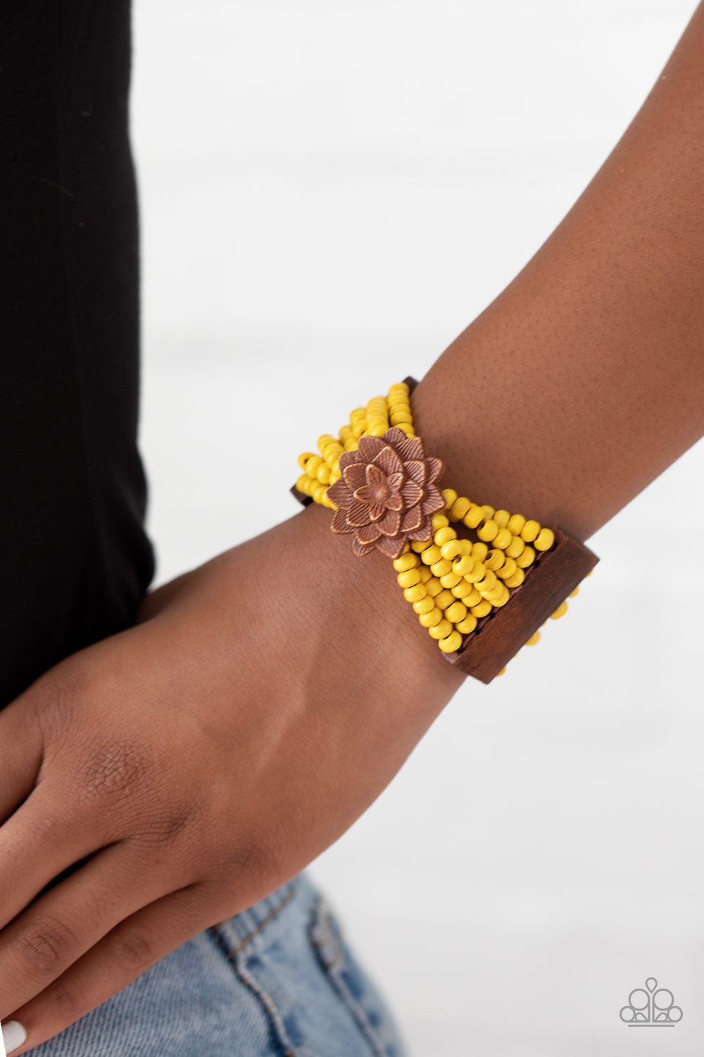 Paparazzi Accessories ✽ Tropical Sanctuary - Yellow Bracelet✽Flat Rate Ship $4.50✽ - Blingflingbykat 