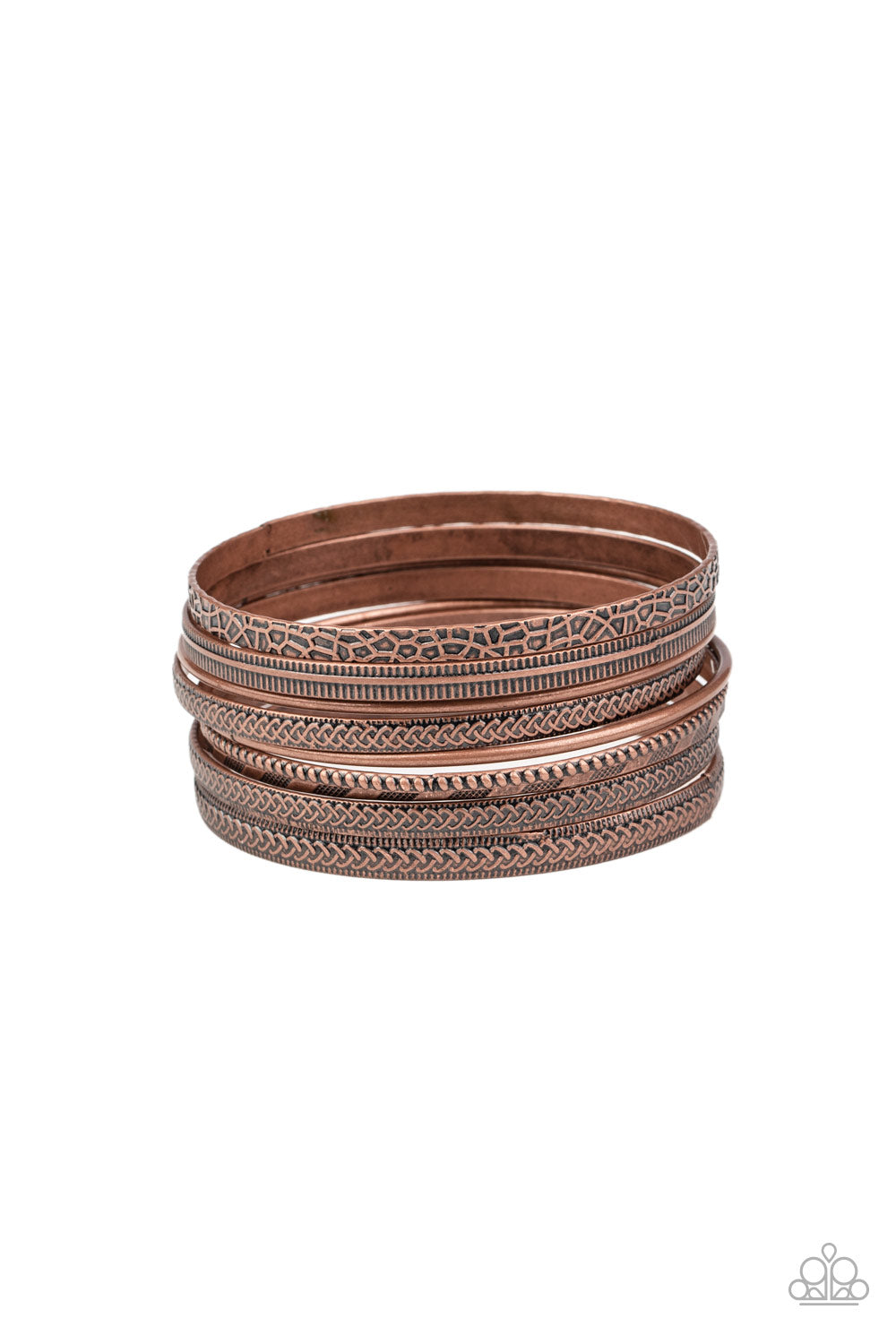 brought✽to✽you✽by✽blingflingbykatrelics-on-repeat-copper-bracelet✽paparazzi-accessories