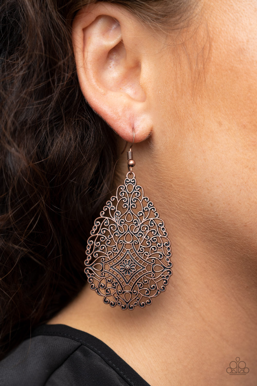 Paparazzi Accessories ✽ Napa Valley Vintage - Copper Earrings✽Flat Rate Ship $4.50✽