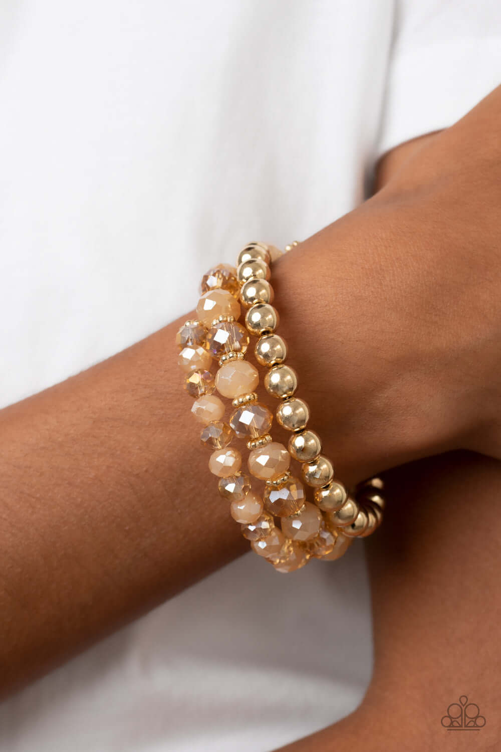 Paparazzi Accessories ❋Gimme Gimme - Gold Bracelet❋ Flat Rate Ship $4.50❋ - Image #2