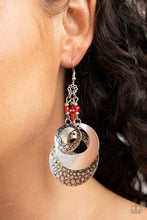 Load image into Gallery viewer, Paparazzi Accessories ✽ Wanderlust Garden - Red Earrings✽Flat Rate Ship $4.50✽
