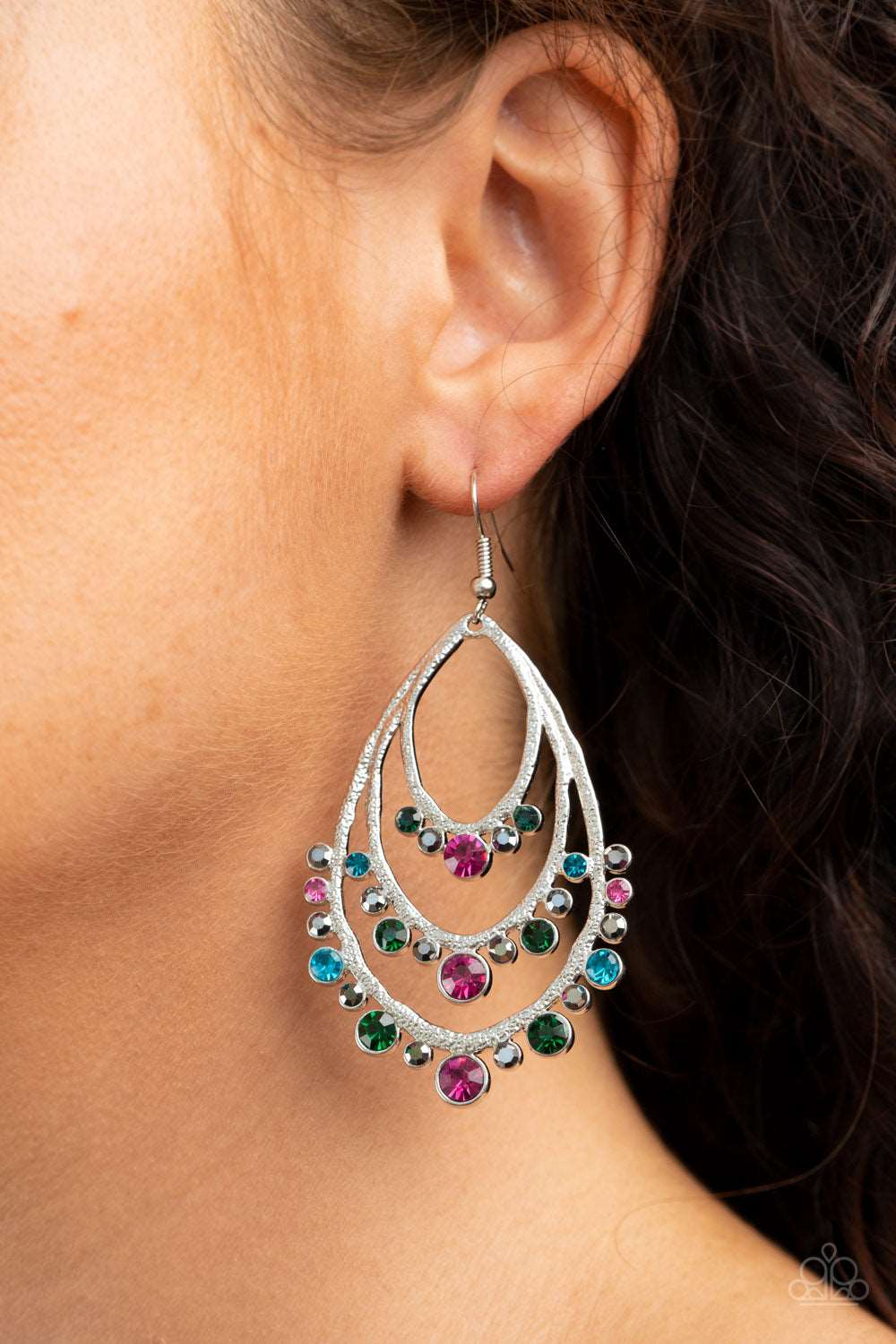 Paparazzi Accessories ✽ Break Out In TIERS - Multi Earrings✽Flat Rate Ship $4.50✽