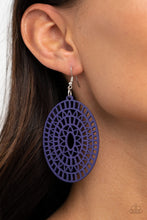 Load image into Gallery viewer, Paparazzi Accessories ✽ Tropical Retreat - Purple Earrings✽Flat Rate Ship $4.50✽
