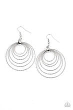Load image into Gallery viewer, brought✽to✽you✽by✽blingflingbykatelliptical-elegance-silver-earrings✽paparazzi-accessories
