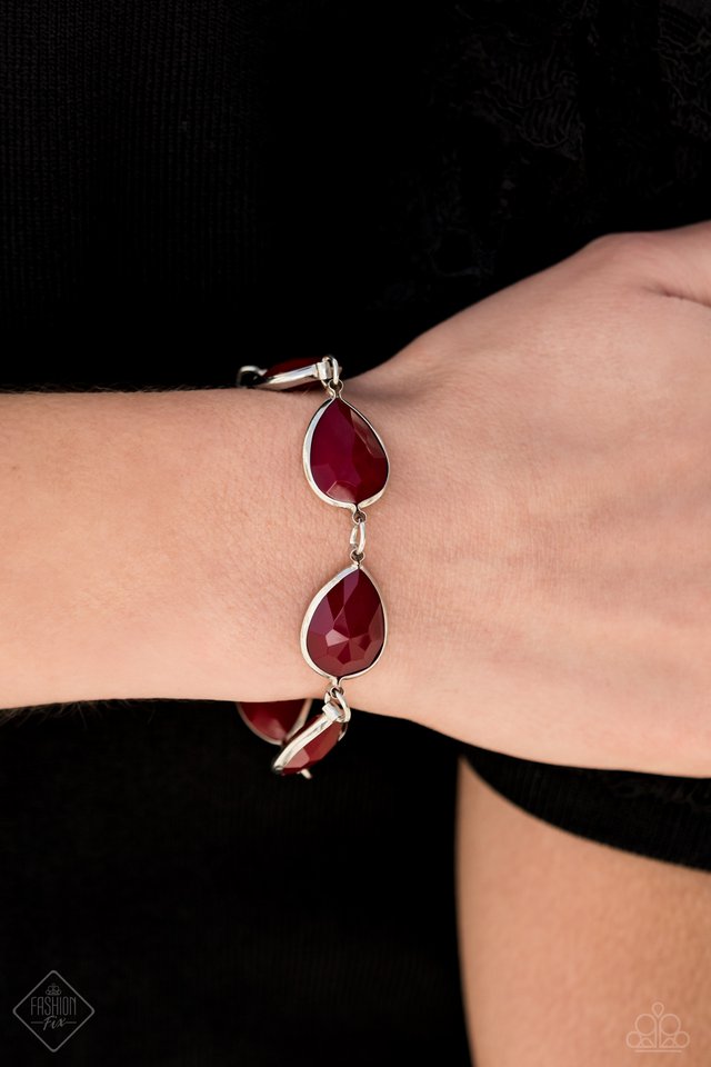 Paparazzi Accessories ❋REIGNy Days - Red Bracelet❋ Flat Rate Ship $4.50❋