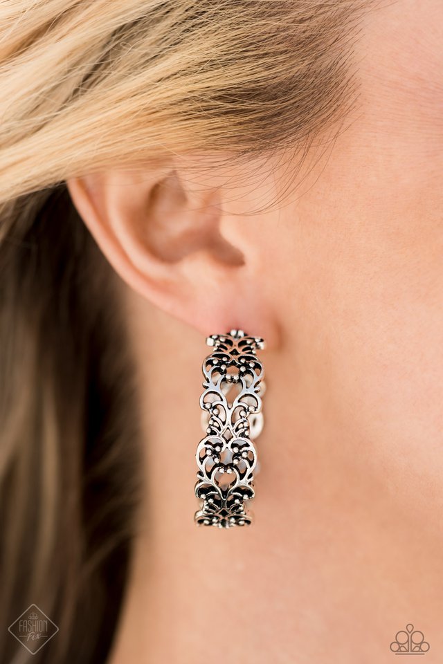 Paparazzi Accessories ❋Laurel Wreaths - Silver Earrings❋ Flat Rate Ship $4.50❋