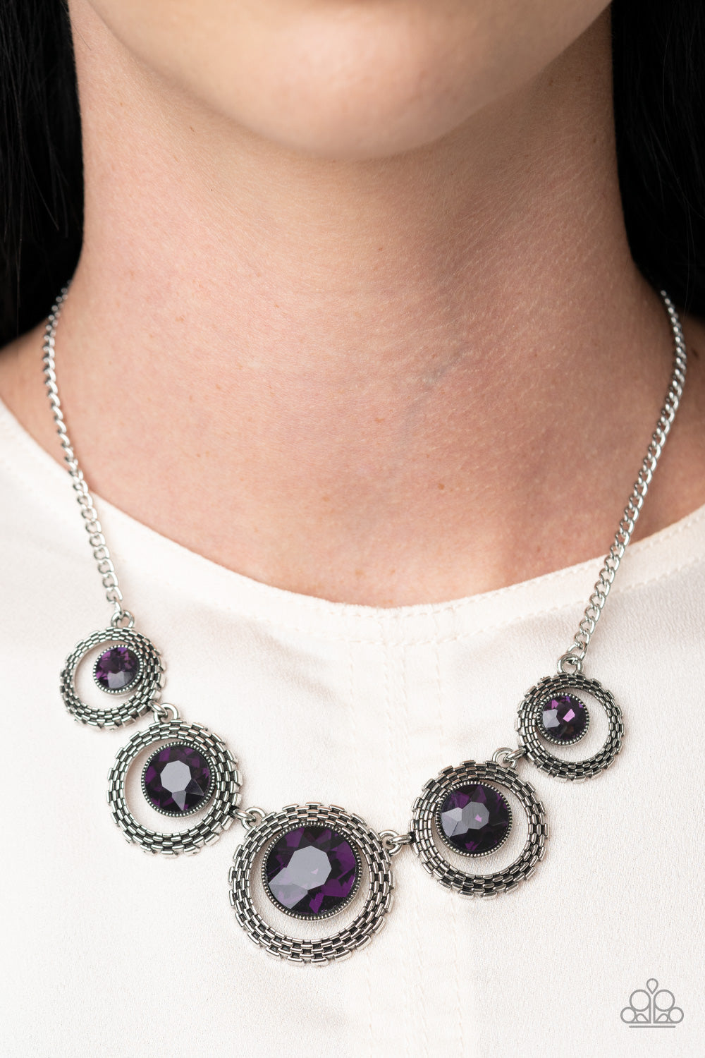 Paparazzi Accessories ✽ PIXEL Perfect - Purple Necklace✽Flat Rate Ship $4.50✽