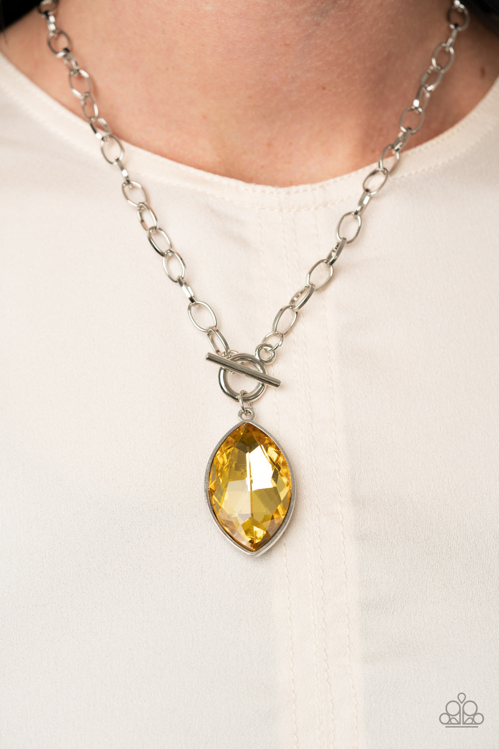 Paparazzi Accessories ✽ Unlimited Sparkle - Yellow Necklace✽Flat Rate Ship $4.50✽ - Blingflingbykat 