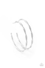 Load image into Gallery viewer, brought✽to✽you✽by✽blingflingbykattotally-throttled-silver-earrings✽paparazzi-accessories
