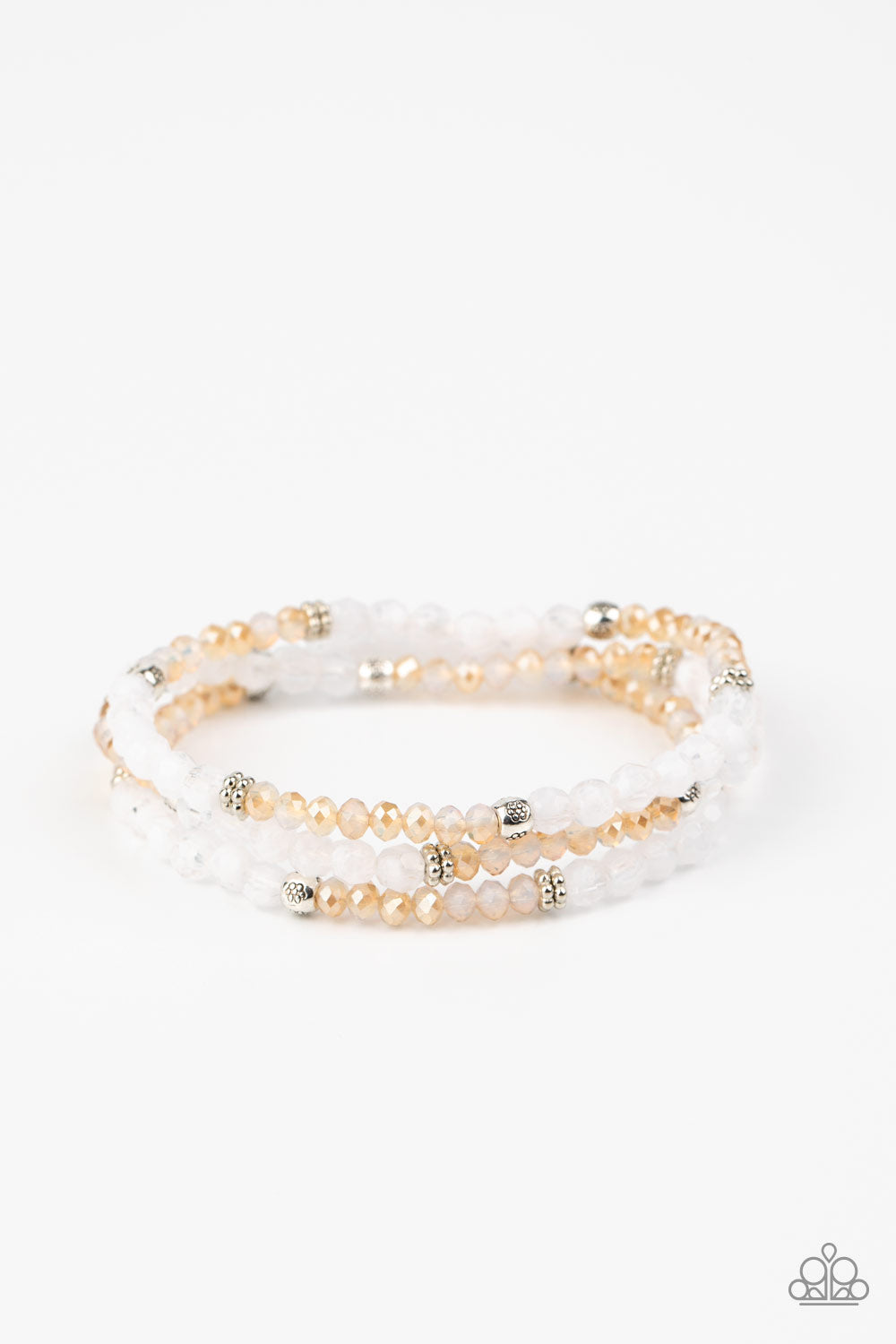 brought✽to✽you✽by✽blingflingbykathow-does-your-garden-glow-white-bracelet✽paparazzi-accessories