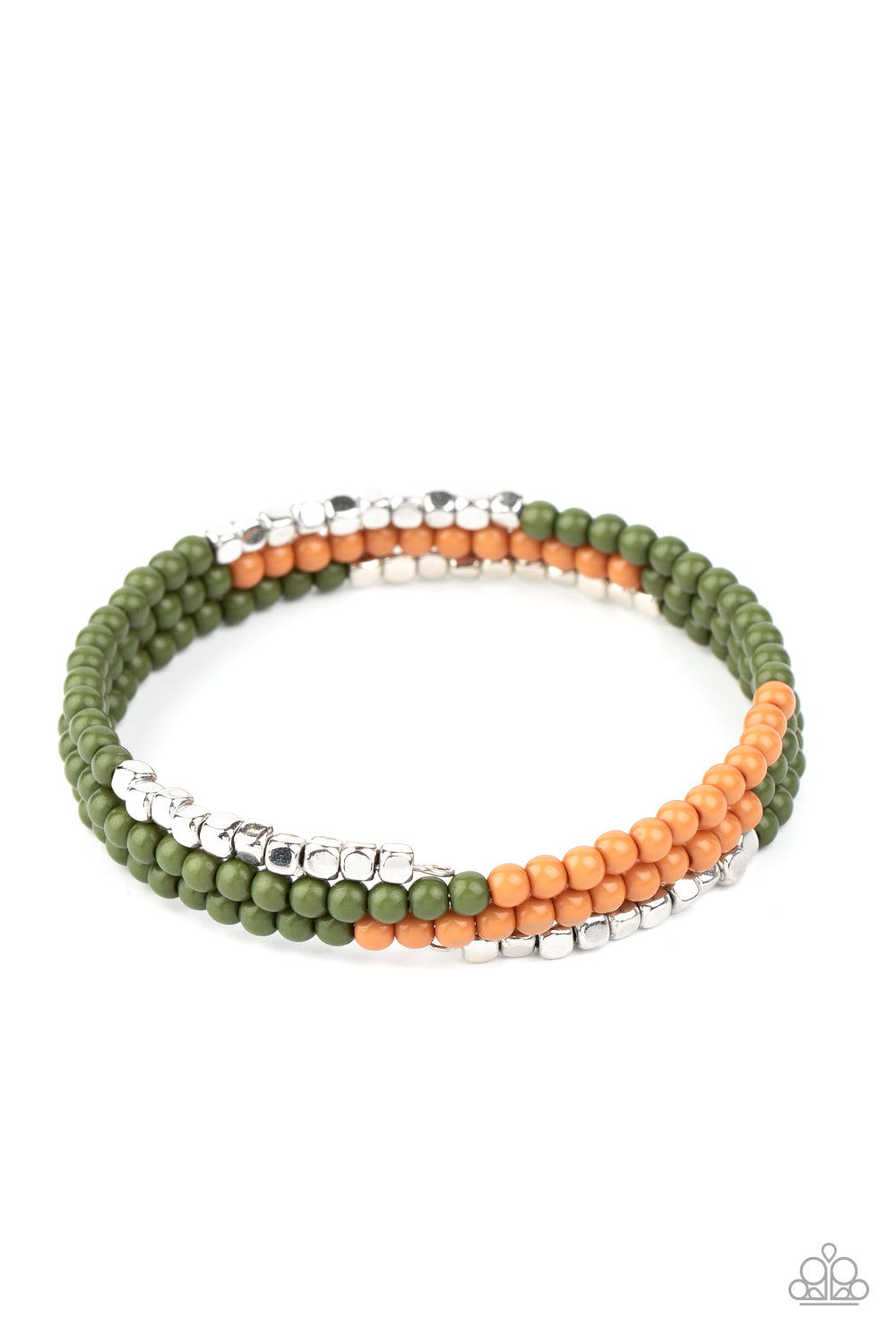 brought✽to✽you✽by✽blingflingbykatspiral-dive-green-bracelet✽paparazzi-accessories