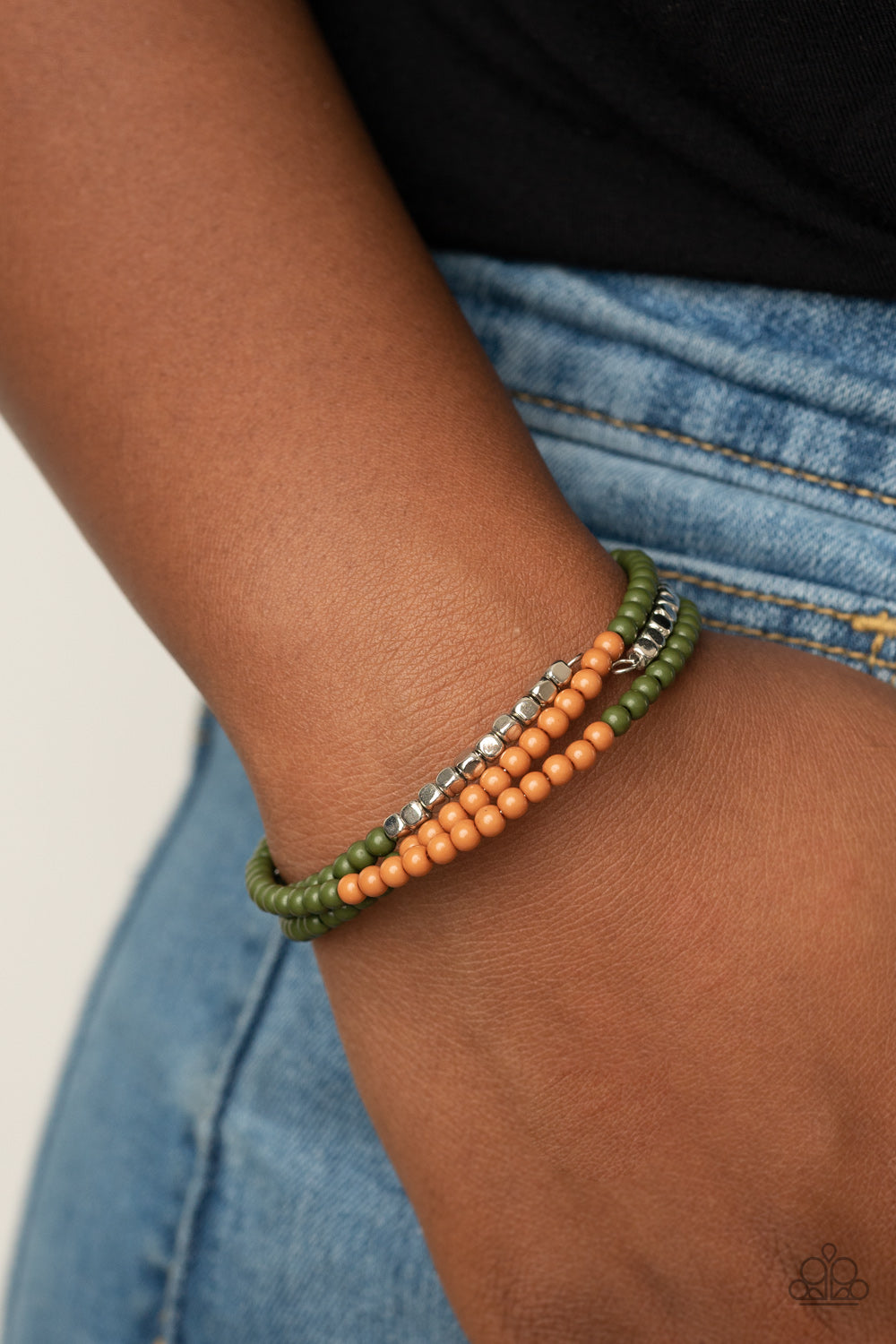 Paparazzi Accessories ✽ Spiral Dive - Green Bracelet✽Flat Rate Ship $4.50✽