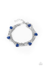 Load image into Gallery viewer, brought✽to✽you✽by✽blingflingbykatto-love-and-adore-blue-bracelet✽paparazzi-accessories

