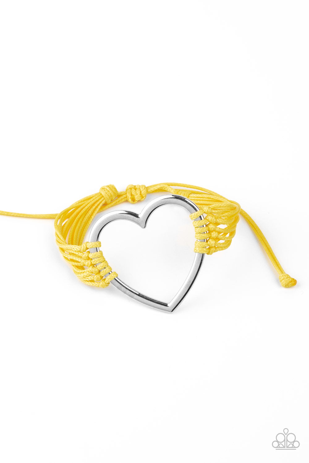 brought✽to✽you✽by✽blingflingbykatplaying-with-my-heartstrings-yellow-bracelet✽paparazzi-accessories
