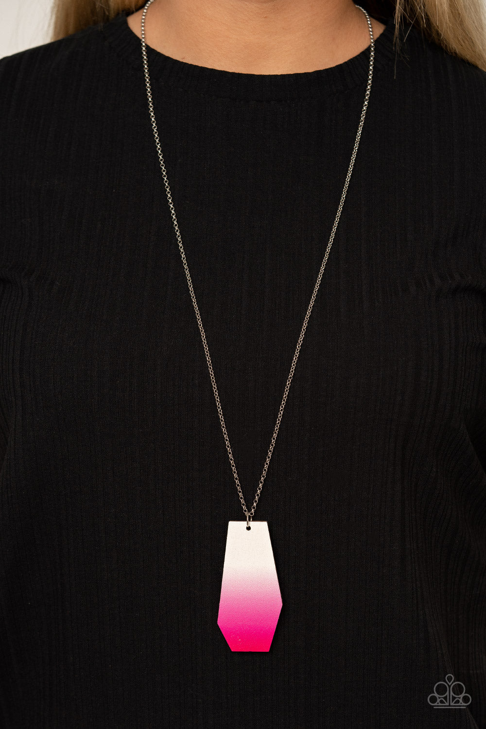 Paparazzi Accessories ✽ Watercolor Skies - Pink Necklace✽Flat Rate Ship $4.50✽