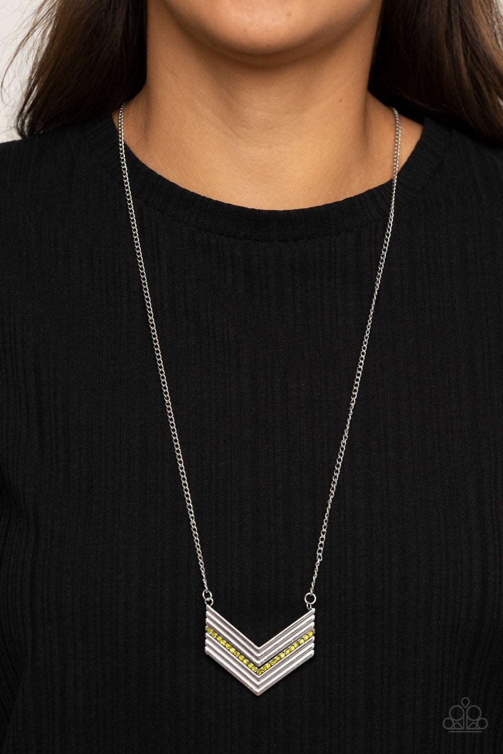 Paparazzi Accessories ✽ Armed and FABULOUS - Green Necklace✽Flat Rate Ship $4.50✽
