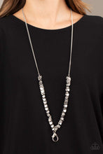 Load image into Gallery viewer, Paparazzi Accessories ✽ Be Heard - Silver Lanyard✽Flat Rate Ship $4.50✽
