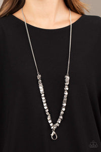 Paparazzi Accessories ✽ Be Heard - Silver Lanyard✽Flat Rate Ship $4.50✽