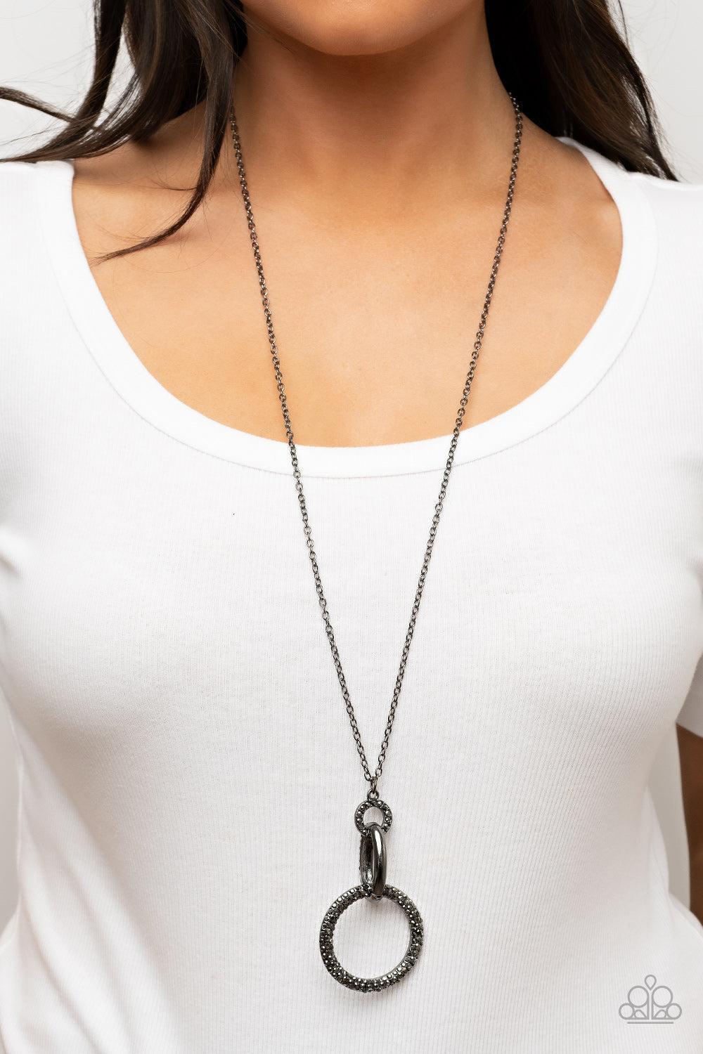 Paparazzi Accessories ❋Radiant Ringleader - Black Necklace❋ Flat Rate Ship $4.50❋ - Image #3