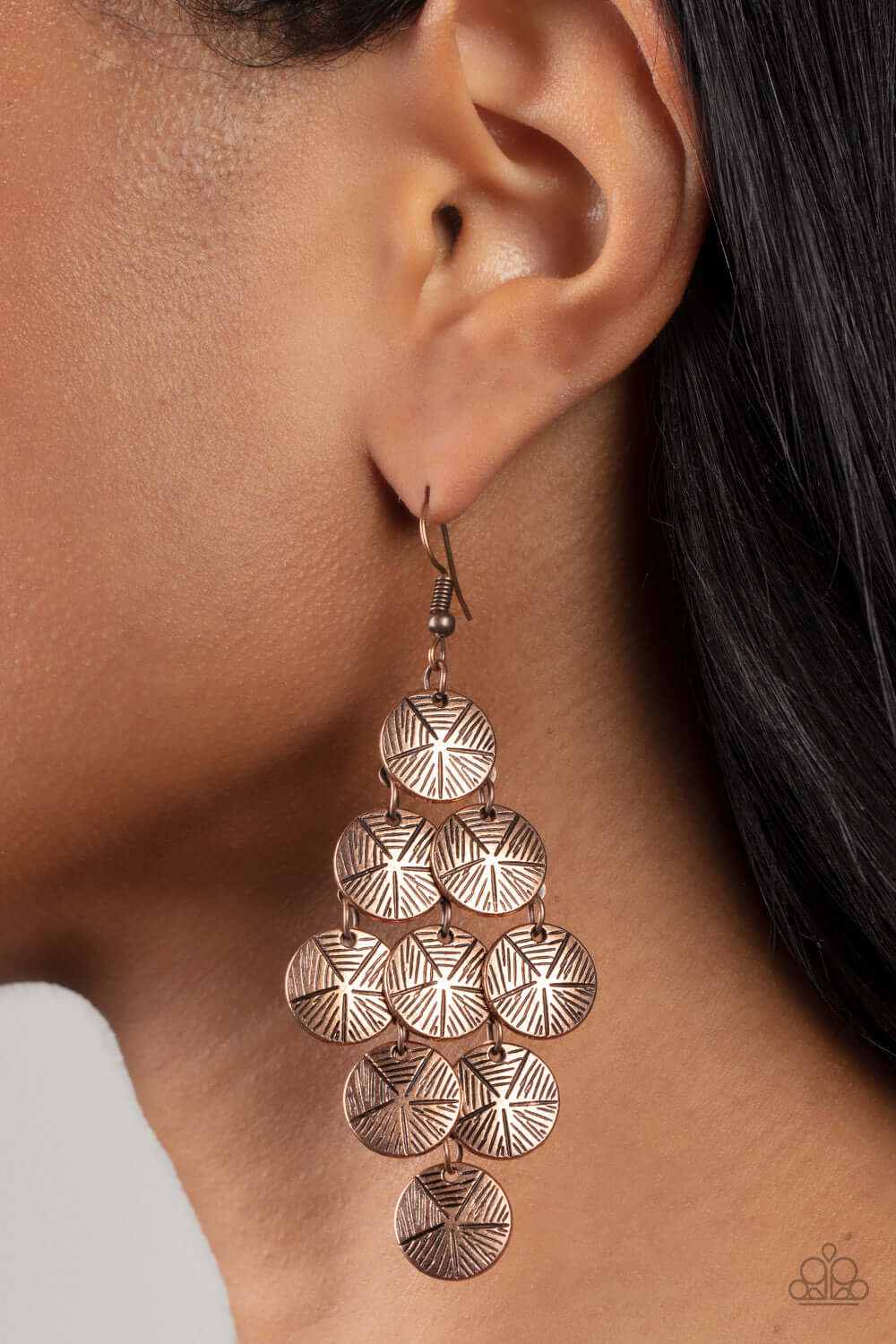 Paparazzi Accessories ❋How CHIME Flies - Copper Earrings❋ Flat Rate Ship $4.50❋ - Image #2