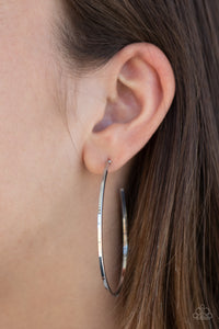 Paparazzi Accessories ✽ Cool Curves - Silver Earrings✽Flat Rate Ship $4.50✽