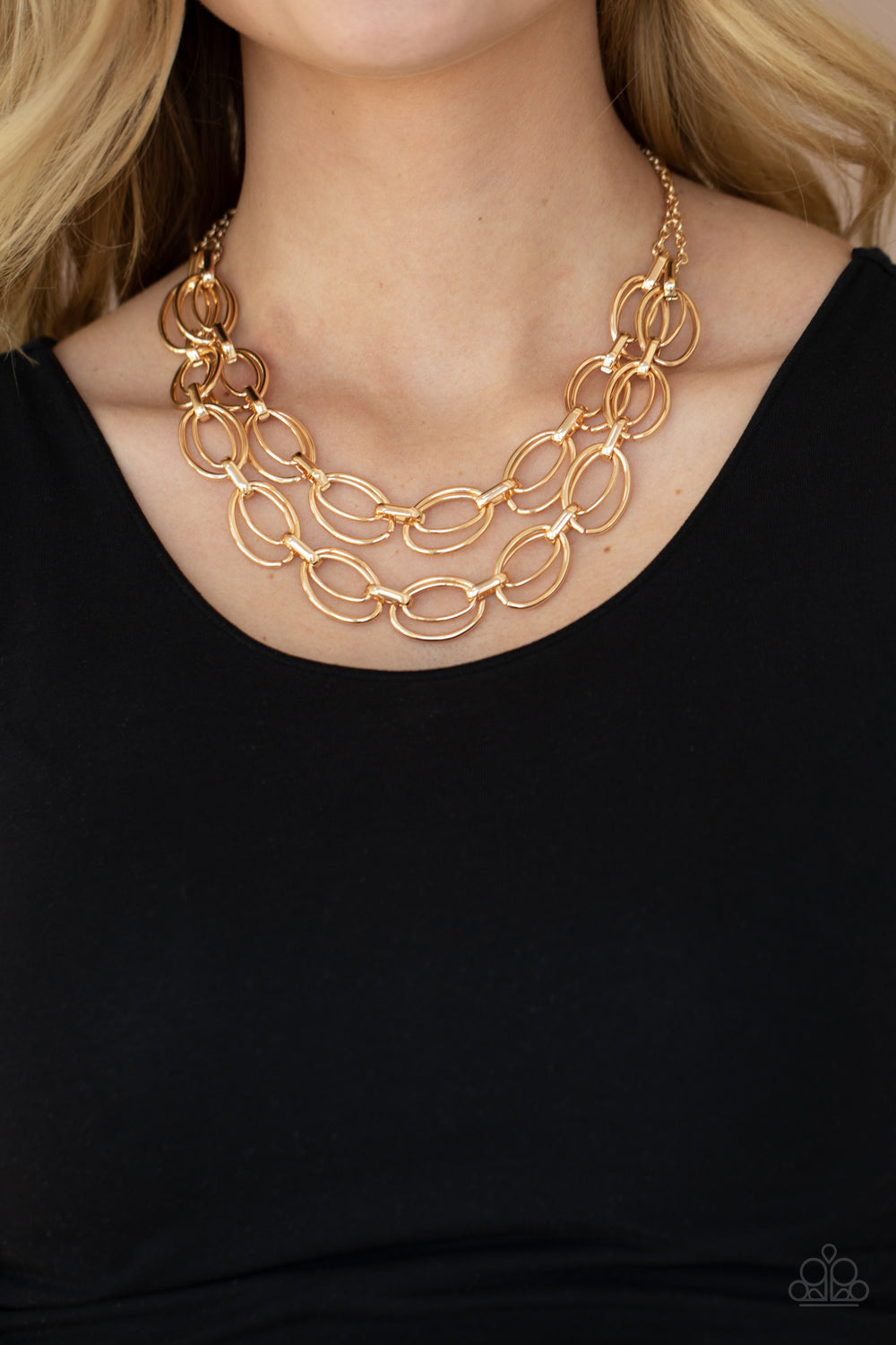 Paparazzi Accessories ✽ Status Quo - Gold Necklace✽Flat Rate Ship $4.50✽