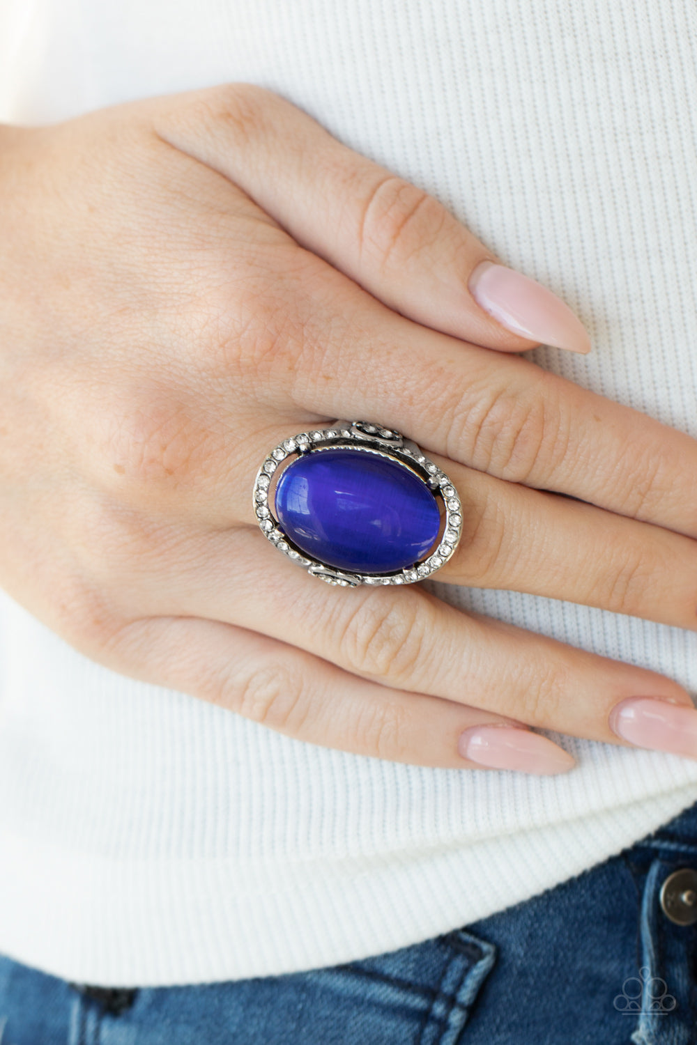 Paparazzi Accessories ✽Happily Ever Enchanted - Blue Ring✽Flat Rate Ship $4.50✽