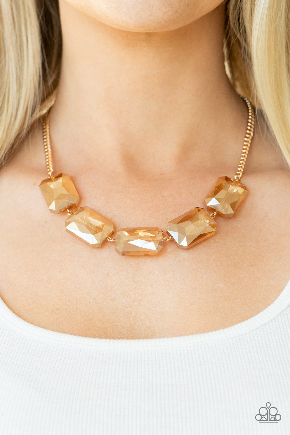 Paparazzi Accessories ✽ Heard It On The HEIR-Waves - Gold Necklace✽Flat Rate Ship $4.50✽