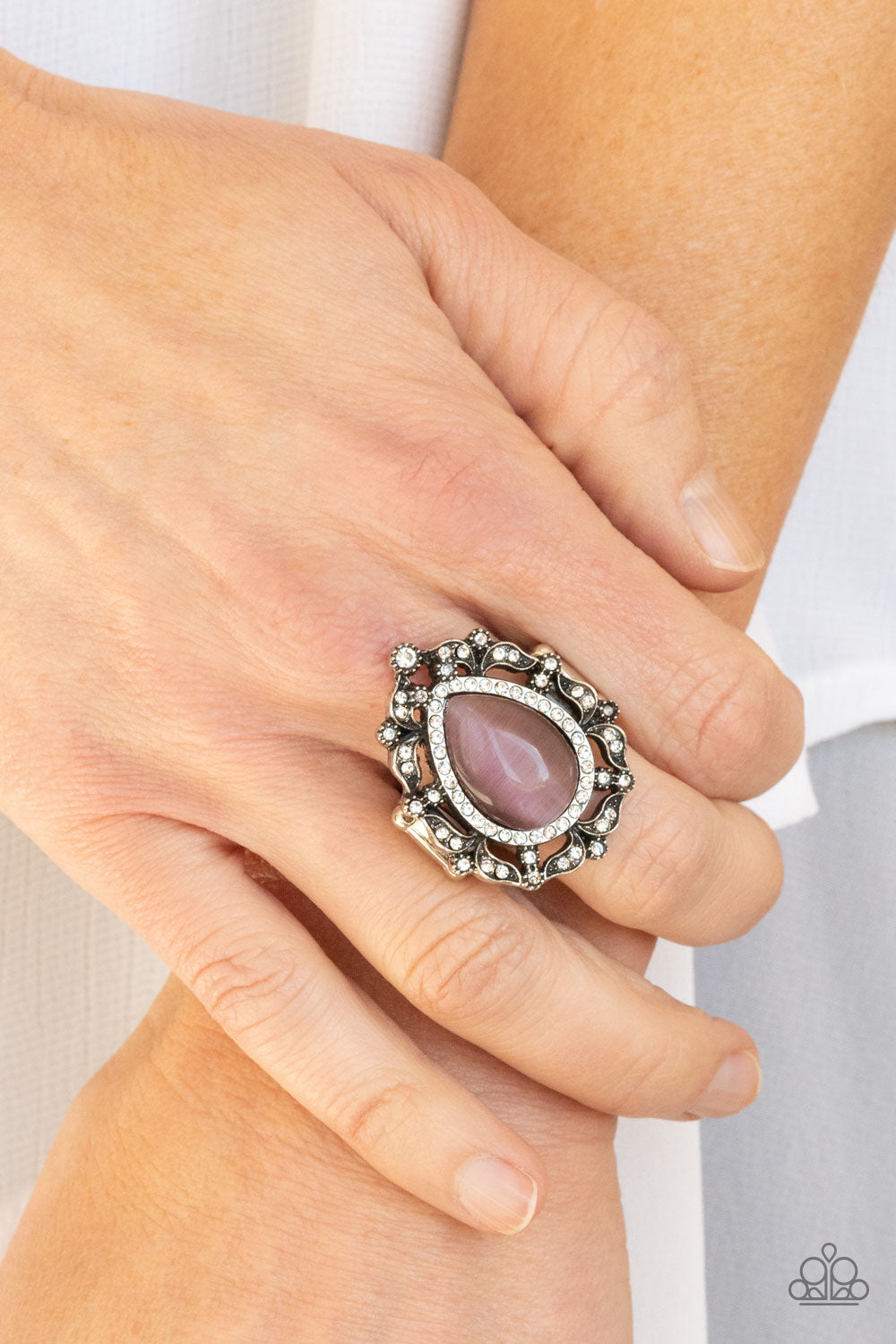 Paparazzi Accessories ✽ Iridescently Icy - Purple Ring✽Flat Rate Ship $4.50✽