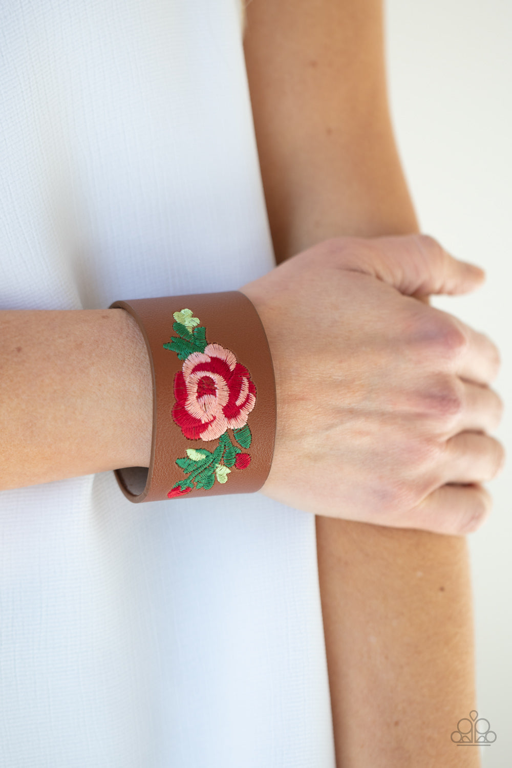 Paparazzi Accessories ❋Rebel Rose - Brown Bracelet❋ Flat Rate Ship $4.50❋