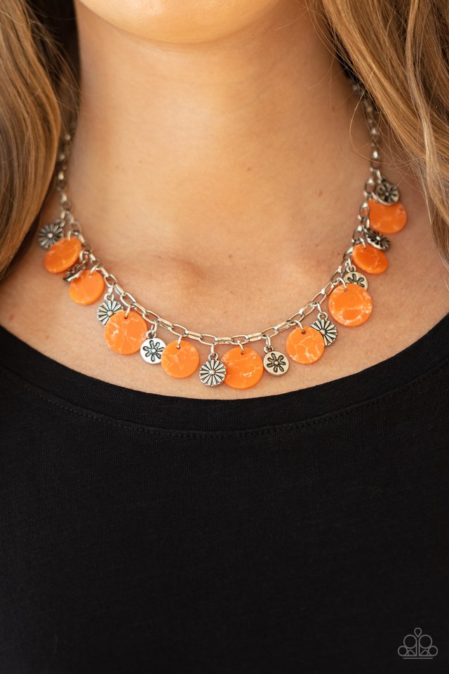 Paparazzi Accessories ❋Flower Powered - Orange Necklace❋ Flat Rate Ship $4.50❋
