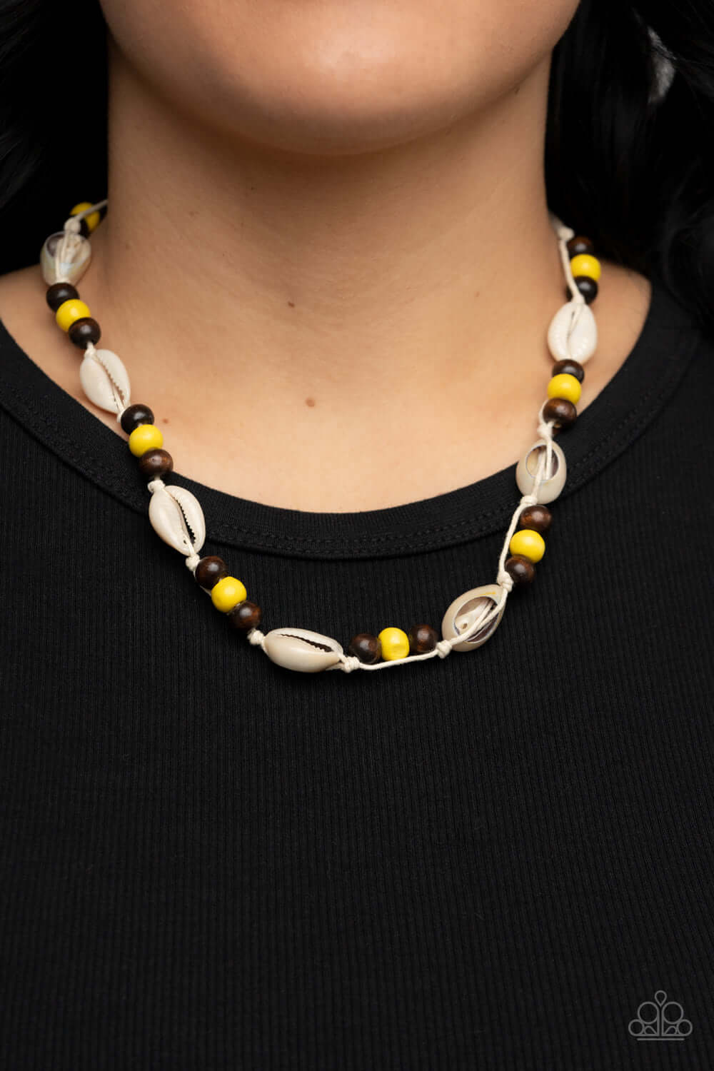 Paparazzi Accessories ❋Bermuda Beachcomber - Yellow Necklace❋ Flat Rate Ship $4.50❋ - Image #2