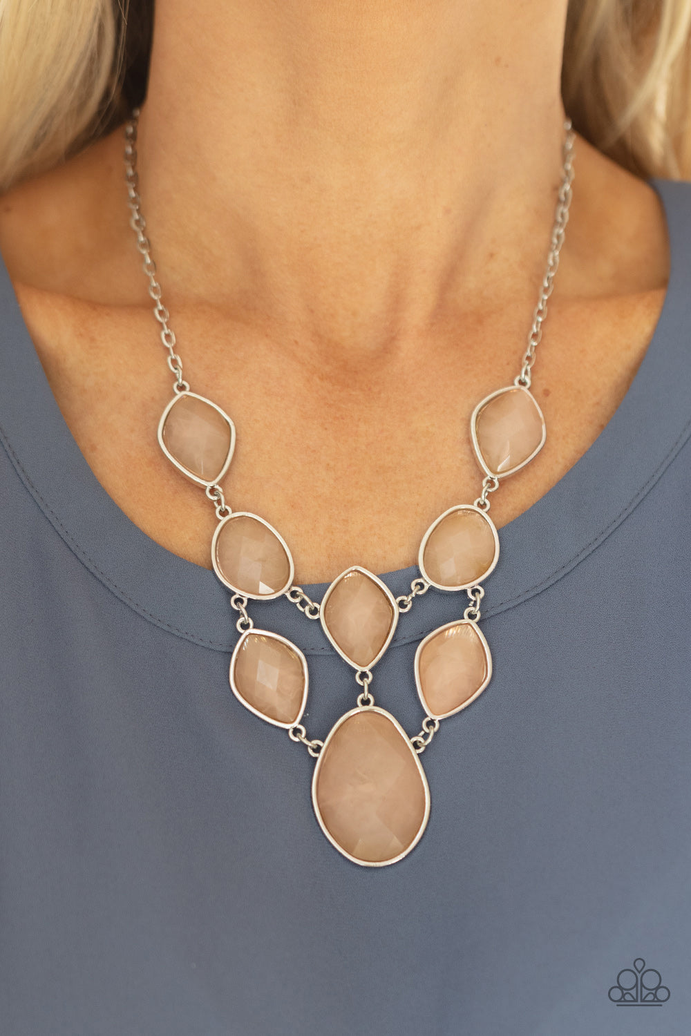 Paparazzi Accessories ✽Opulently Oracle - Brown Necklace✽Flat Rate Ship $4.50✽