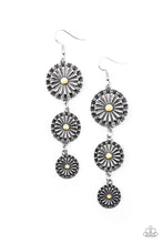 Load image into Gallery viewer, brought✽to✽you✽by✽blingflingbykatfestively-floral-yellow-earrings✽paparazzi-accessories
