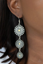 Load image into Gallery viewer, Paparazzi Accessories ✽ Festively Floral - Yellow Earrings✽Flat Rate Ship $4.50✽
