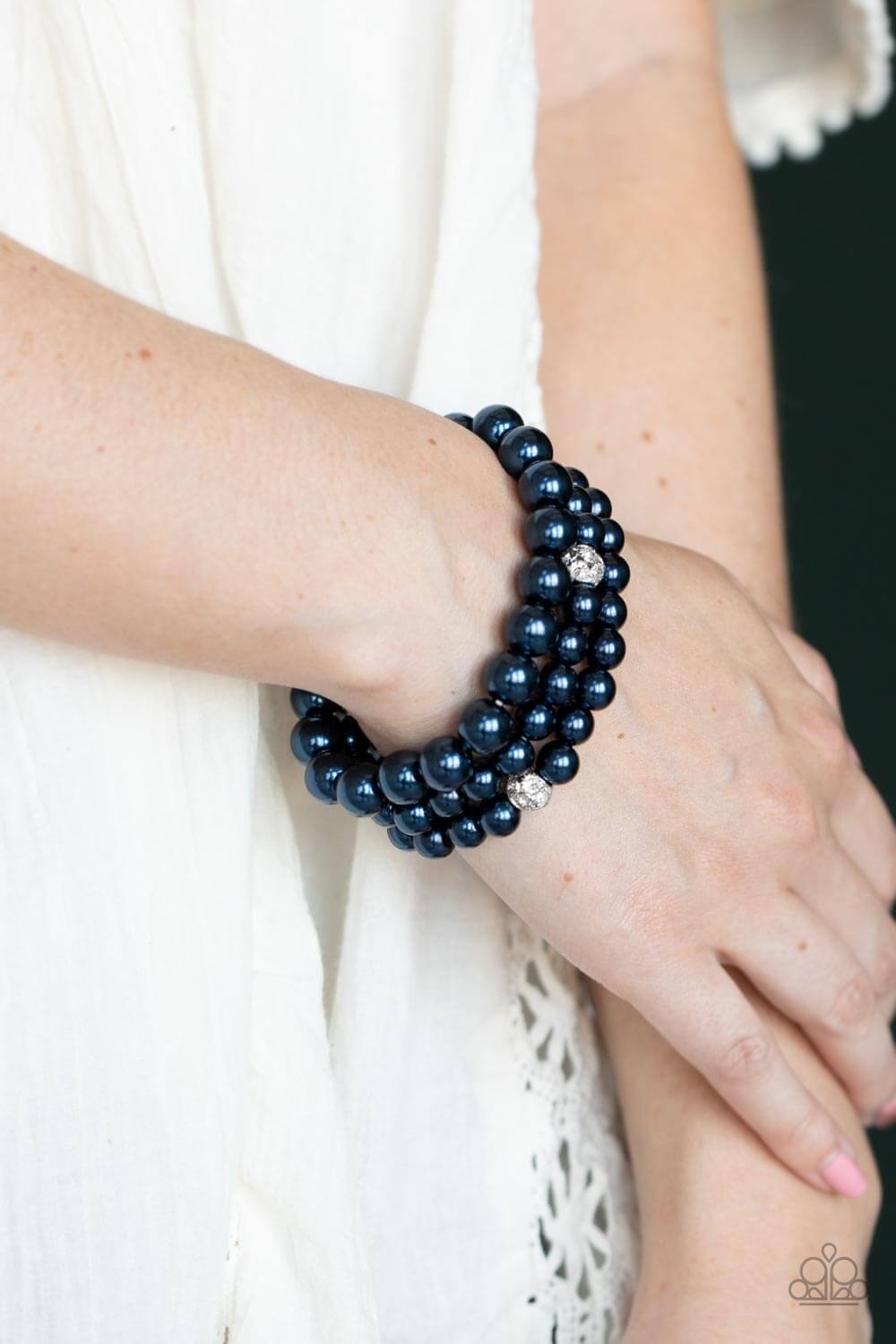 Paparazzi Accessories ❋Here Comes The Heiress - Blue Bracelet❋ Flat Rate Ship $4.50❋ - Image #2