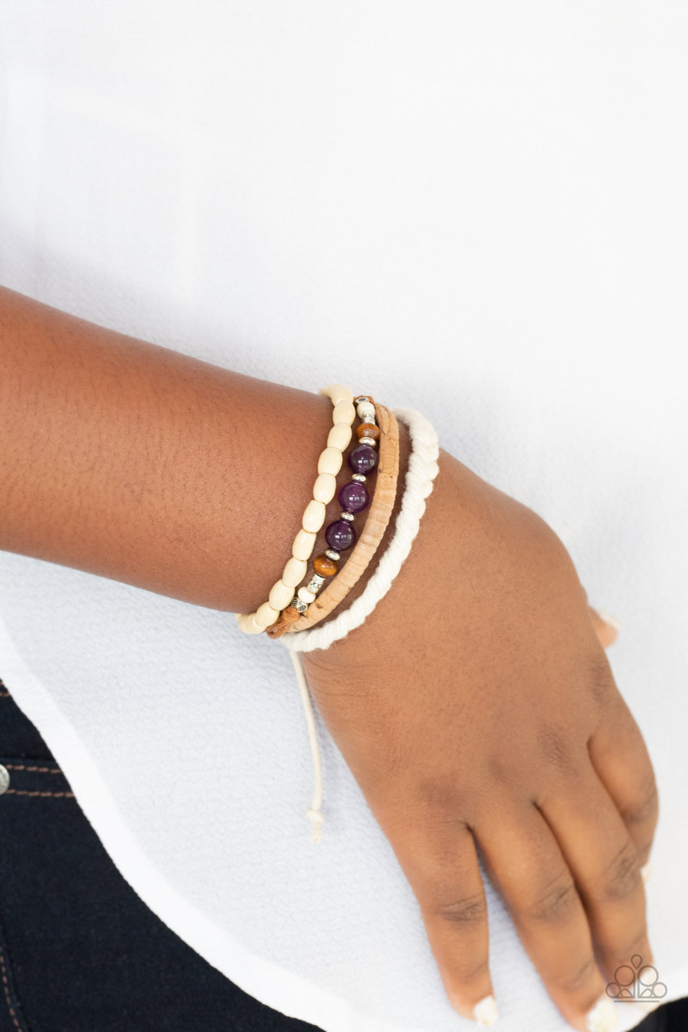 Paparazzi Accessories ❋Natural-Born Navigator - Purple Bracelet❋ Flat Rate Ship $4.50❋
