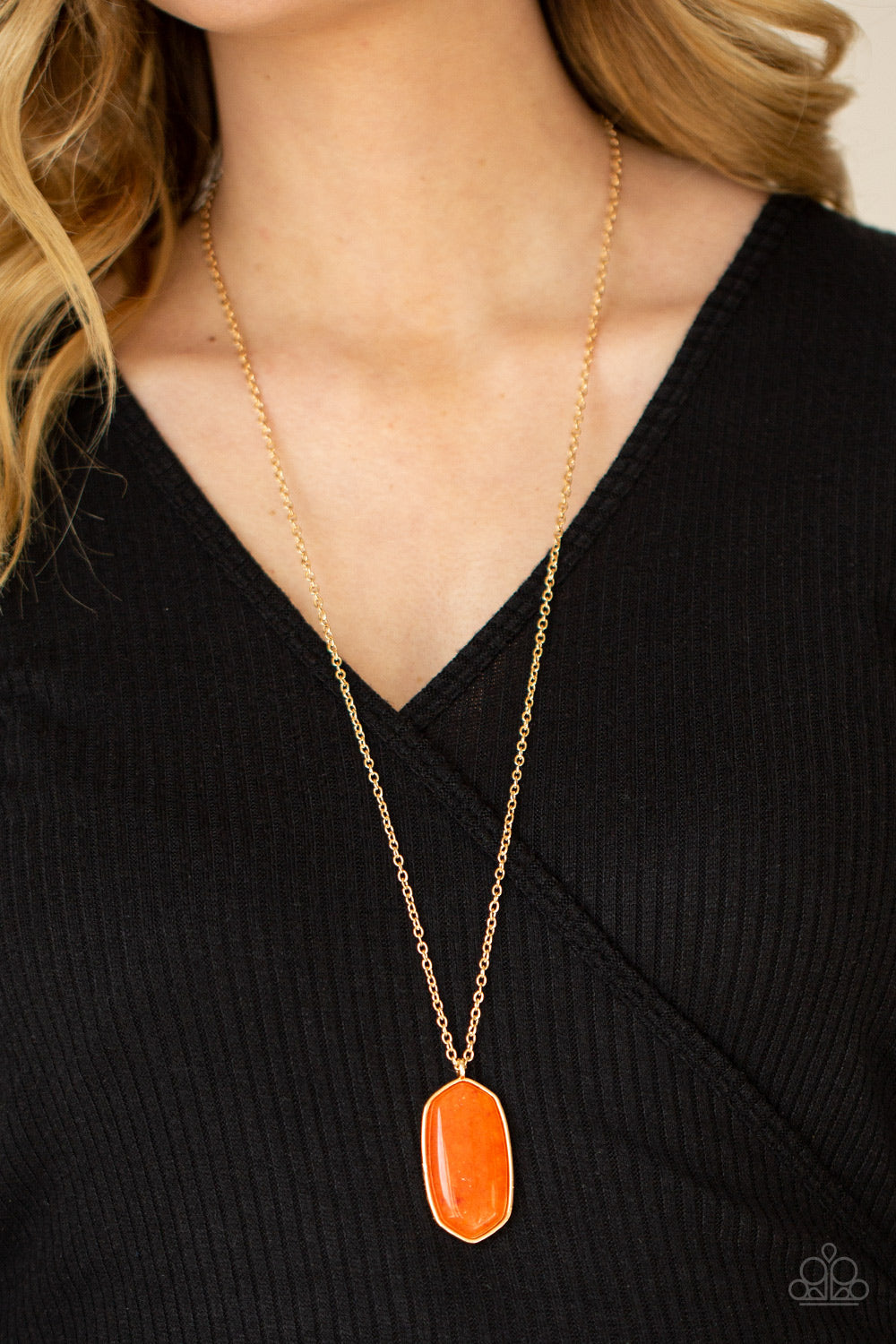 Paparazzi Accessories ✽Elemental Elegance - Orange Necklace✽Flat Rate Ship $4.50✽