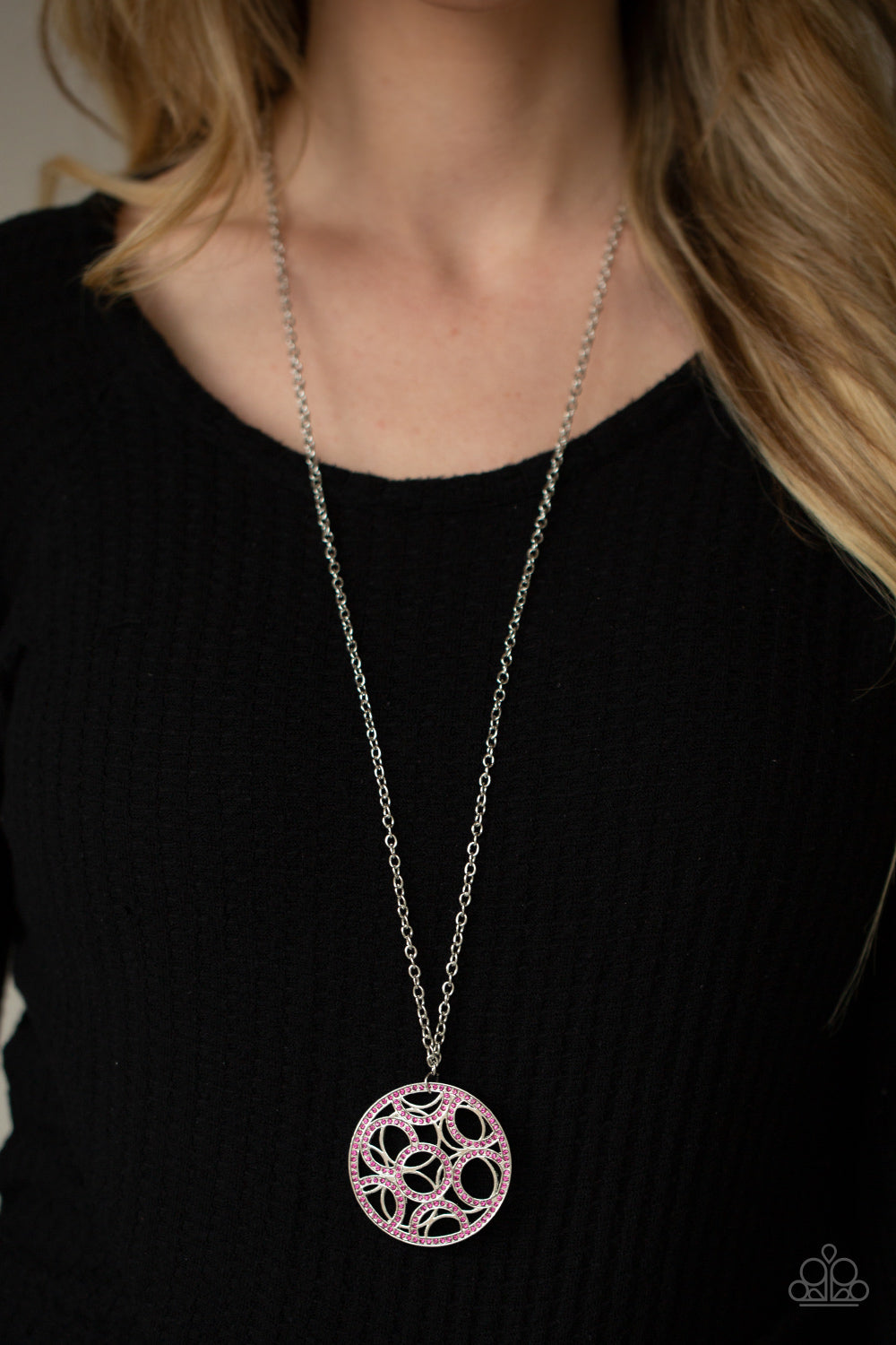Paparazzi Accessories ✽Thanks a MEDALLION - Pink Necklace✽Flat Rate Ship $4.50✽