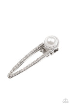 Load image into Gallery viewer, brought✽to✽you✽by✽blingflingbykat✽expert-in-elegance-white-hair clip-paparazzi-accessories
