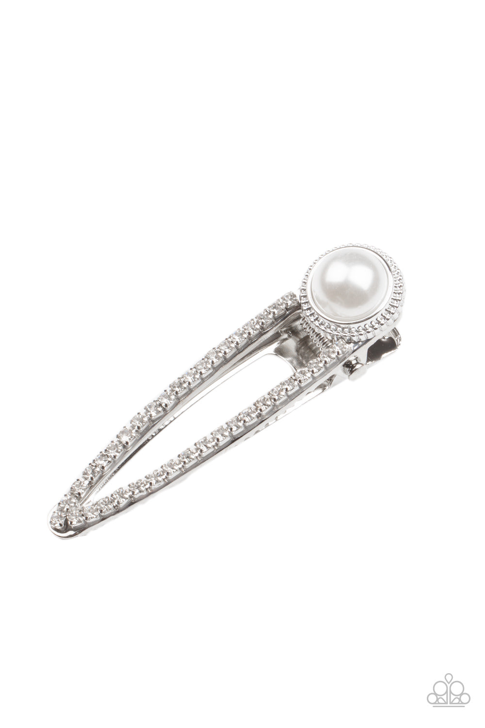 brought✽to✽you✽by✽blingflingbykat✽expert-in-elegance-white-hair clip-paparazzi-accessories