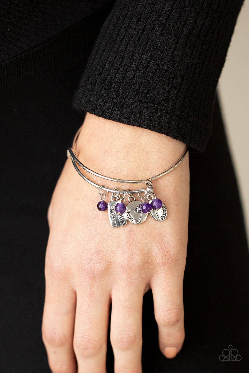 Paparazzi Accessories ❋GROWING Strong - Purple Bracelet❋ Flat Rate Ship $4.50❋