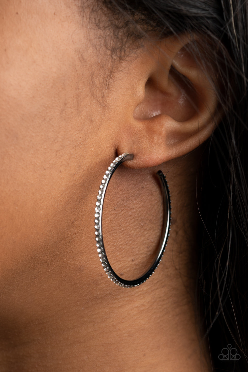 Paparazzi Accessories ✽By Popular Vote - Black Earrings✽Flat Rate Ship $4.50✽