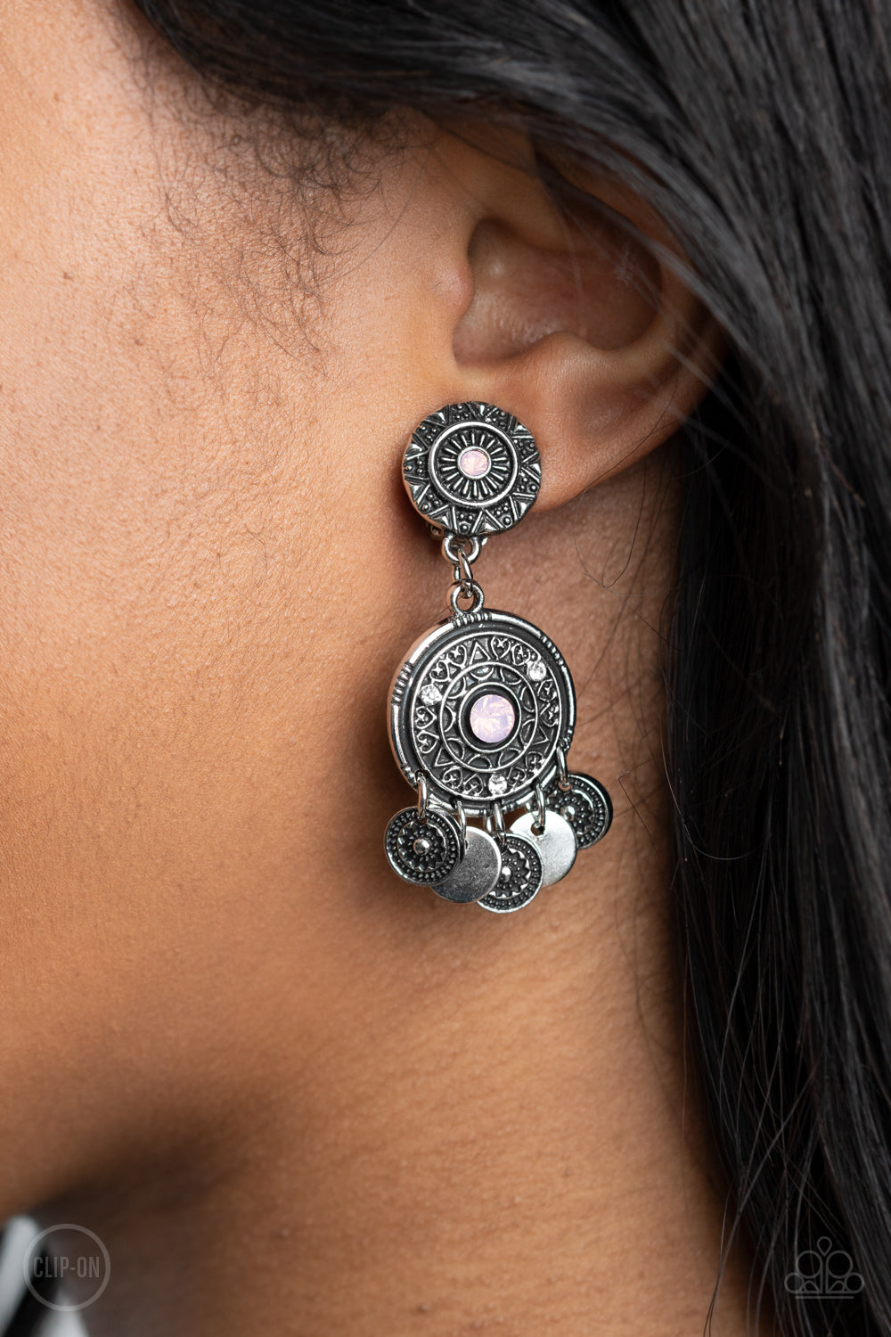 Paparazzi Accessories ❋A DREAMCATCHER Come True - Pink Clip-On❋ Flat Rate Ship $4.50❋