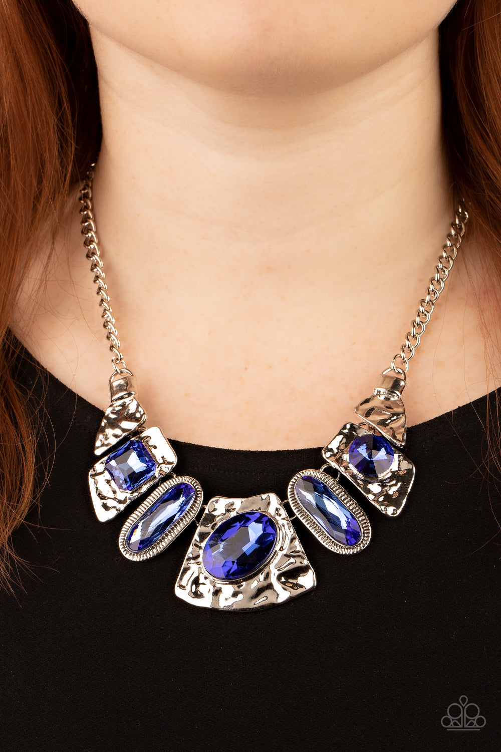 Paparazzi Accessories ❋Futuristic Fashionista - Blue Necklace❋ Flat Rate Ship $4.50❋