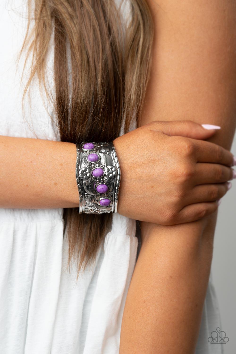 Paparazzi Accessories ❋Welcome to the Badlands - Purple Bracelet❋ Flat Rate Ship $4.50❋ - Image #2