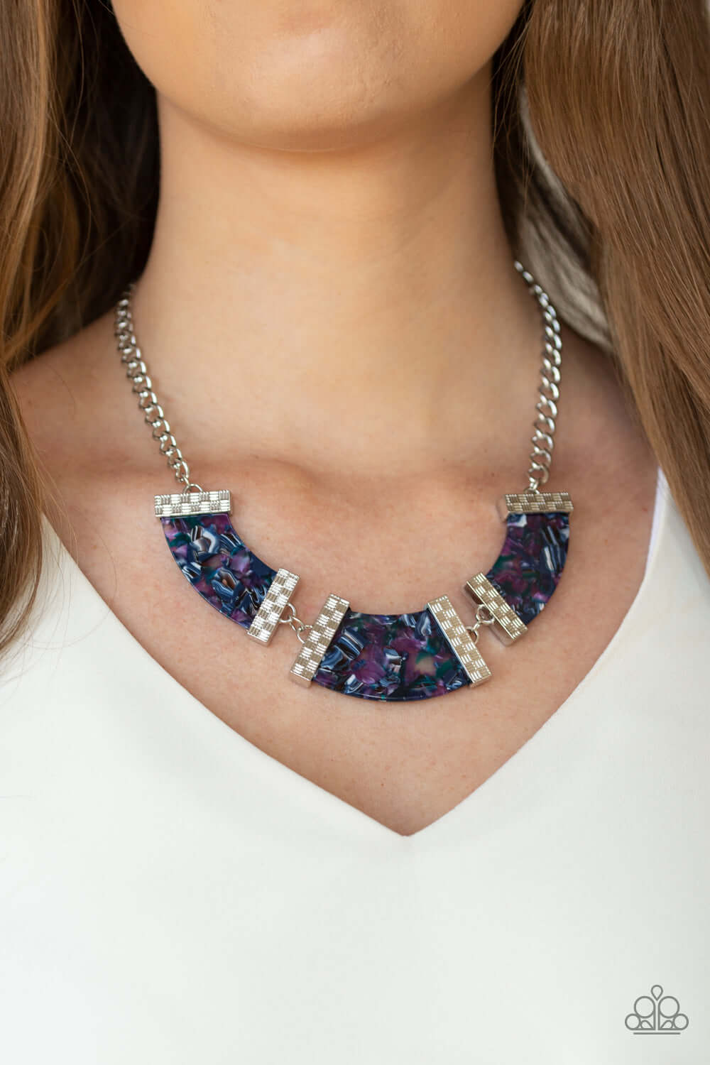 Paparazzi Accessories ✽ HAUTE-Blooded - Purple Necklace✽Flat Rate Ship $4.50✽