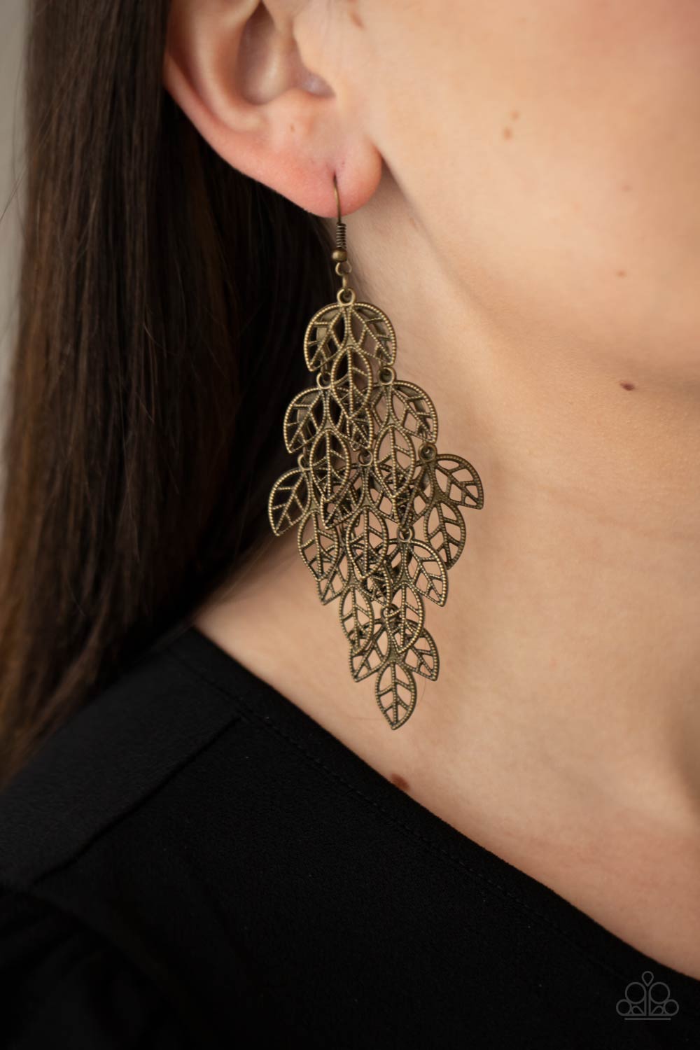 Paparazzi Accessories ✽ The Shakedown - Brass Earrings✽Flat Rate Ship $4.50✽
